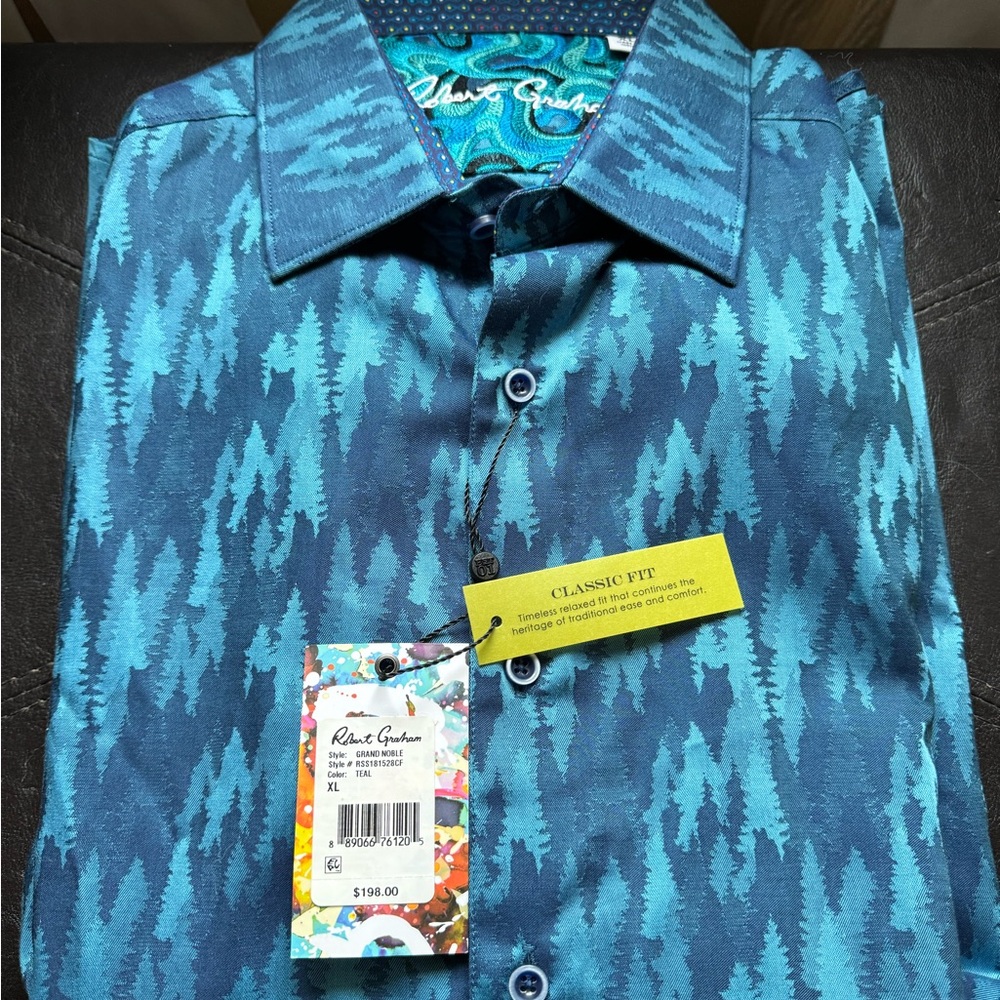 Robert Graham Men’s Long Sleeve Dress Shirt XL